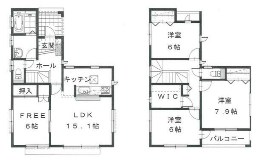 市原市青葉台6丁目の間取り