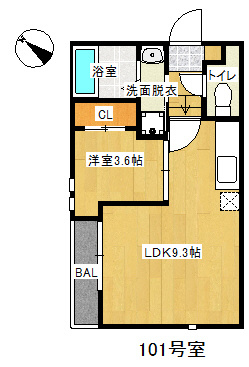 【間取り】 | 仲介手数料半額！HPには初期費用掲載！Grandtic Precious 博多