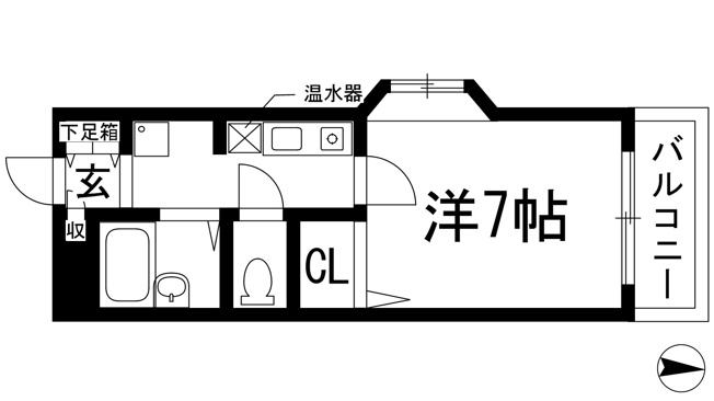 【間取り】 | リバティハイム櫻井2