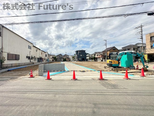 三郷市戸ケ崎5丁目　建築条件無し売地　全10区画　E区画の外観|現地の写真になります。
