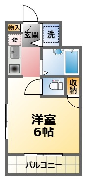 ジョイフル武庫川の間取り