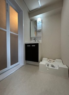 グランドマンションニュー大阪の独立洗面台|独立洗面台あり、毎朝おしゃれに忙しい女性の方におすすめです