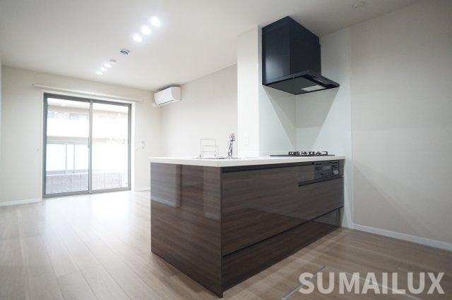 熊本市中央区上水前寺２丁目の賃貸マンションのキッチン
