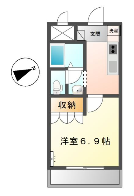 メゾンクローバーの間取り