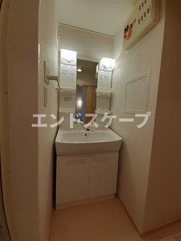 アルモニーメゾンＡの洗面所|高崎、前橋のお部屋探しはエンドスケープまで！お客様の理想お聞かせ下さい♪