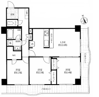 【間取り】 | ラマージュ長後