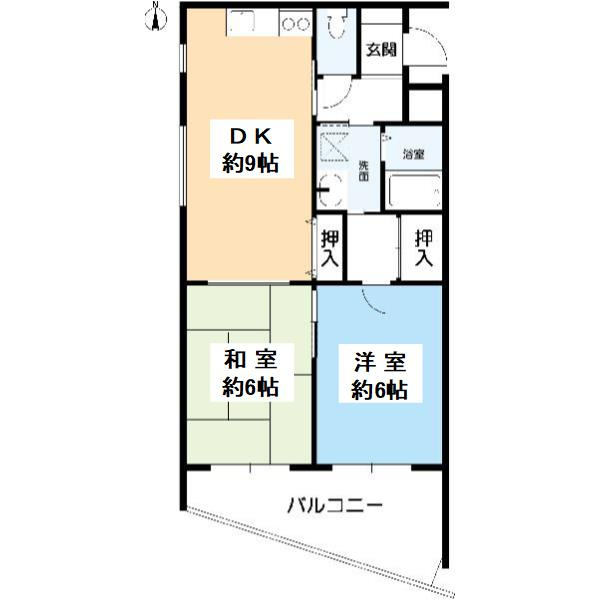 ヴィーヴル向日の間取り