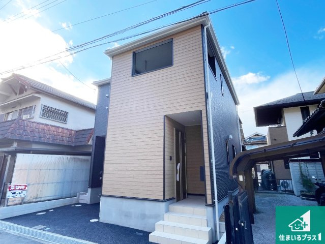 近江八幡市堀上町　第7期　新築一戸建ての外観|安心の10年保証！外観を美しく保ち、雨水で汚れを落とします！気になることがありましたら、お気軽にお問い合わせください！