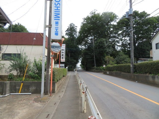 入間郡三芳町大字北永井の倉庫の周辺