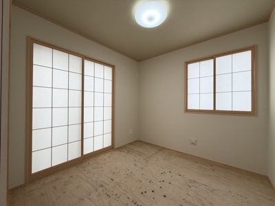 【和室】 | 読谷村瀬名波（全2棟） | A号棟　和室4.5帖＋収納付き♪