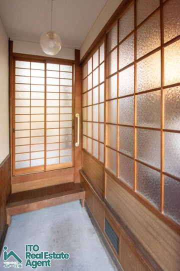 岡崎西福ノ川町　京町家の玄関
