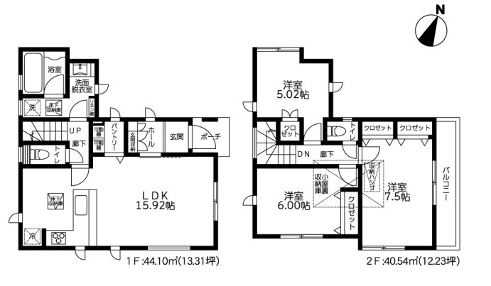藤沢市石川1丁目3期　新築戸建　全6棟1号棟