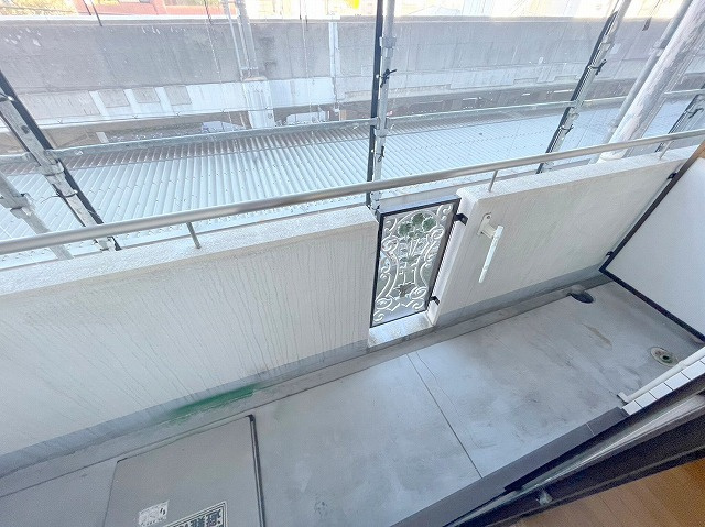 メルヘンハイツのバルコニー