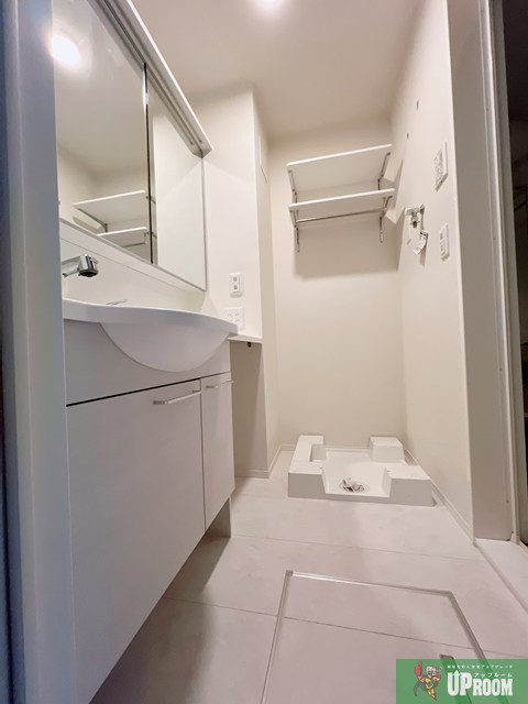 サニーフラット岡Ⅱの洗面所