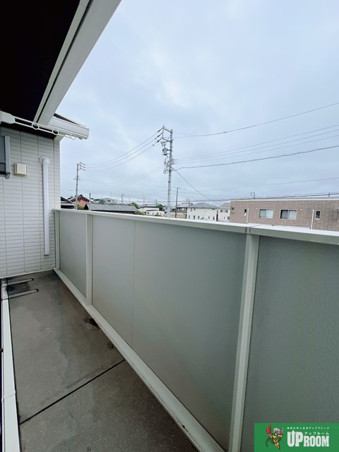 サニーフラット岡Ⅱのバルコニー