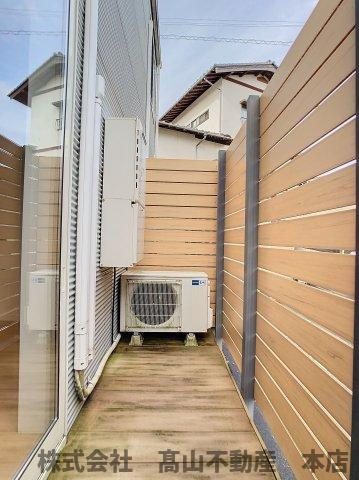 エクリュ光岡　Aのバルコニー