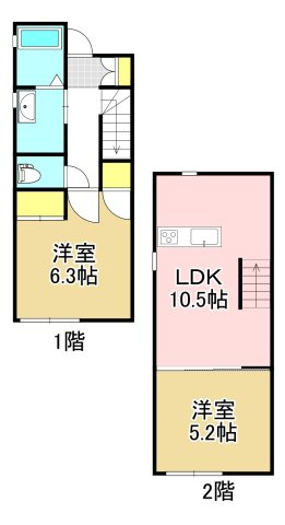 エクリュ光岡　Aの間取り