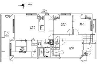 【間取り】 | ルネサンス東川口プレリア
