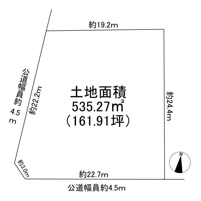 千種区徳川山町二丁目土地の土地図