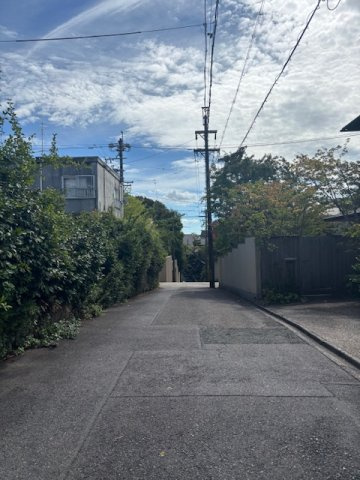 千種区徳川山町二丁目土地の前面道路含む現地写真