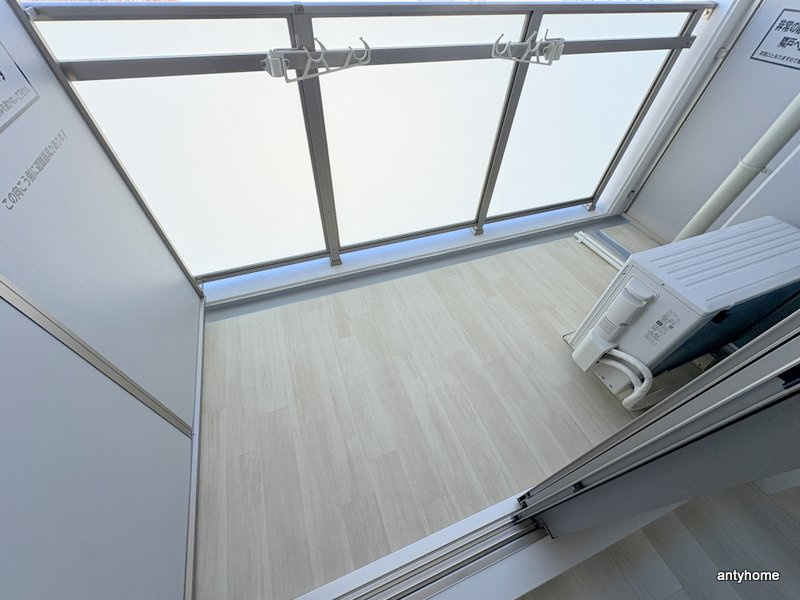 エスリード大阪平野プライム　仲介手数料無料のバルコニー