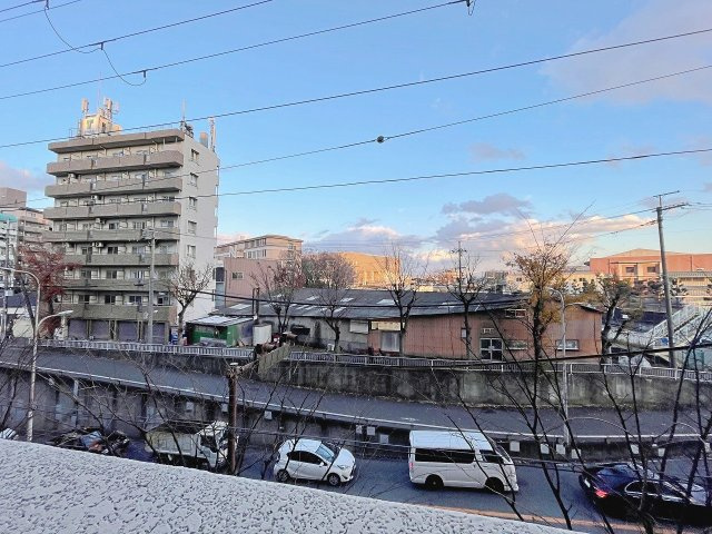 バルコニーから見た眺望得です