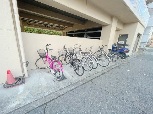 駐輪場です