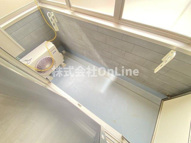 レクエルド柏田本町のバルコニー