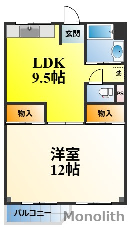 ビレッジハウス泉北栂タワーの間取り