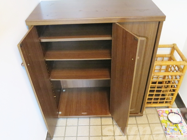 第二星野コーポの収納|玄関収納はこのようになっております♪