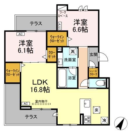 D-avance東脇の間取り