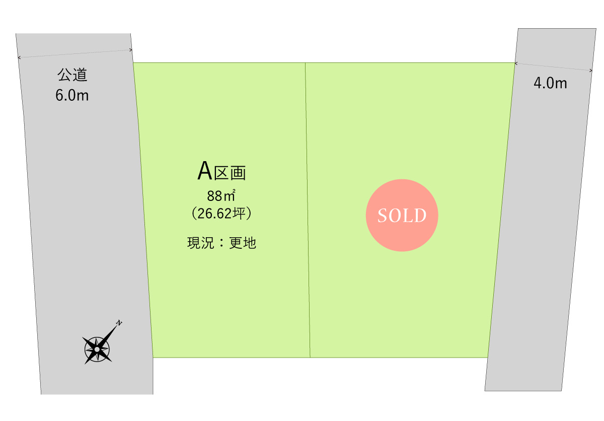 ふじみ野市苗間の売地