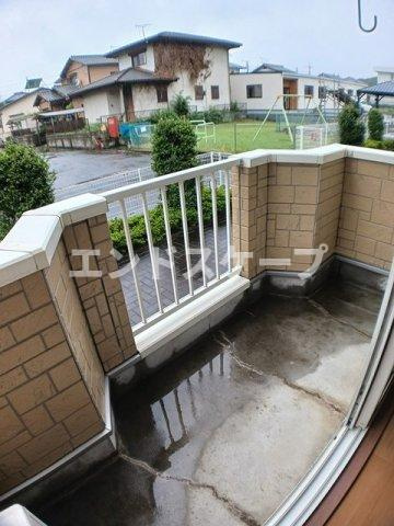 カーサ　コーモダ　Ｂのバルコニー|高崎、前橋のお部屋探しはエンドスケープまで！お客様の理想お聞かせ下さい♪