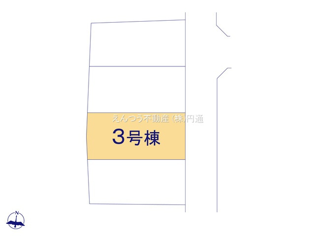ブルーミングガーデン梅森坂3丁目の区画図