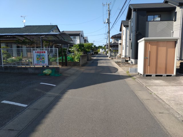 水戸市姫子　5期の前面道路含む現地写真|前面道路