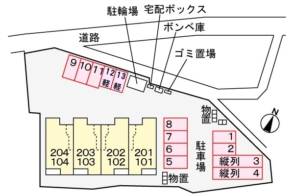 プレシャス・アイルの区画図|家賃割10％　割引期間は契約開始日より23ヶ月後の末日迄。