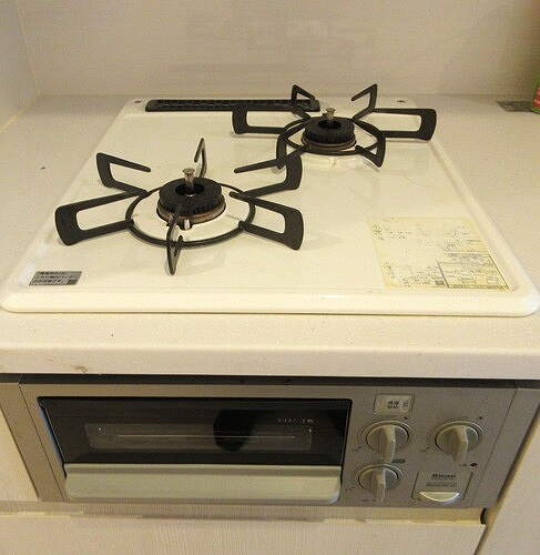 ライオンズ東京三ノ輪ミレスの設備|2口ガスコンロ　※内装前