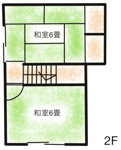 下松市東和団地戸建ての間取り
