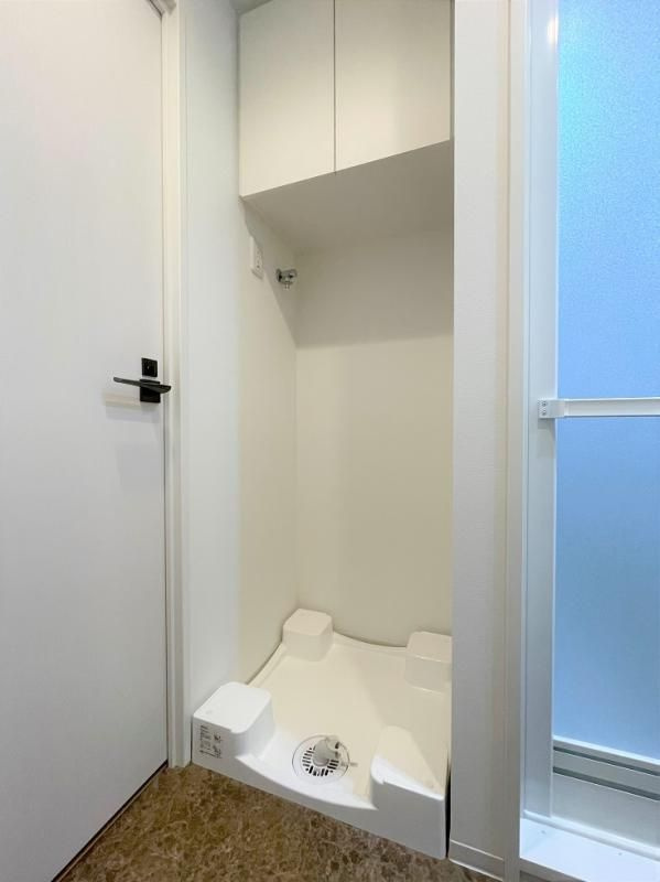 レジデンス文京春日の内装|室内洗濯機置場