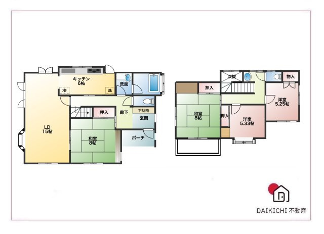 【間取り】 | 熊谷市万吉　中古戸建