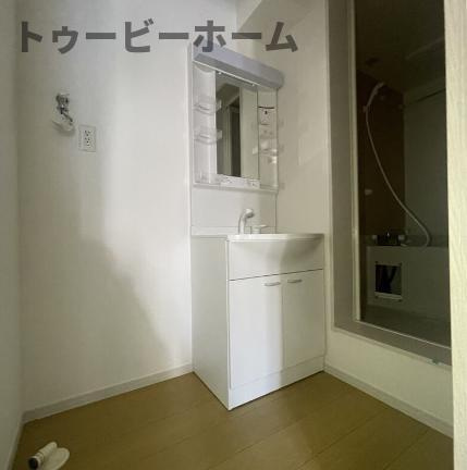 MELDIA西所沢Ⅱの独立洗面台|独立洗面台、朝の身支度には欠かせません
