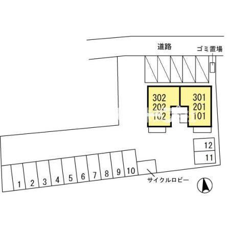 エスペランサの区画図|高崎、前橋エリアのお部屋探しはエンドスケープまで！お客様の理想お聞かせ下さい♪