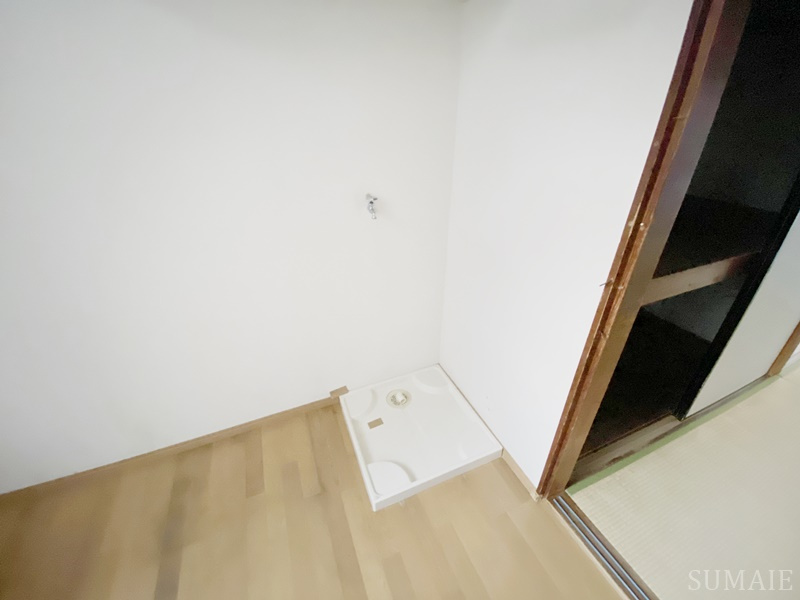 吉村荘の設備|室内洗濯機置き場☆