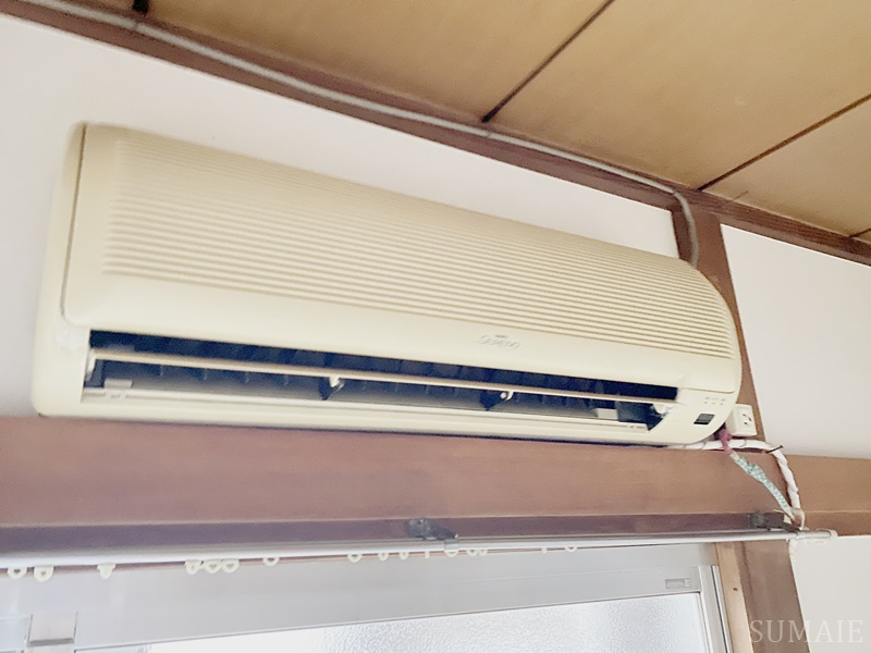 吉村荘の設備|エアコンです☆