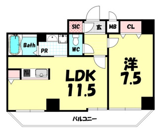 【間取り】 | グルーブ神戸元町アリア
