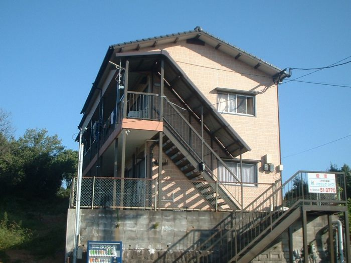 久留米市荒木町藤田のアパートの外観|外観です