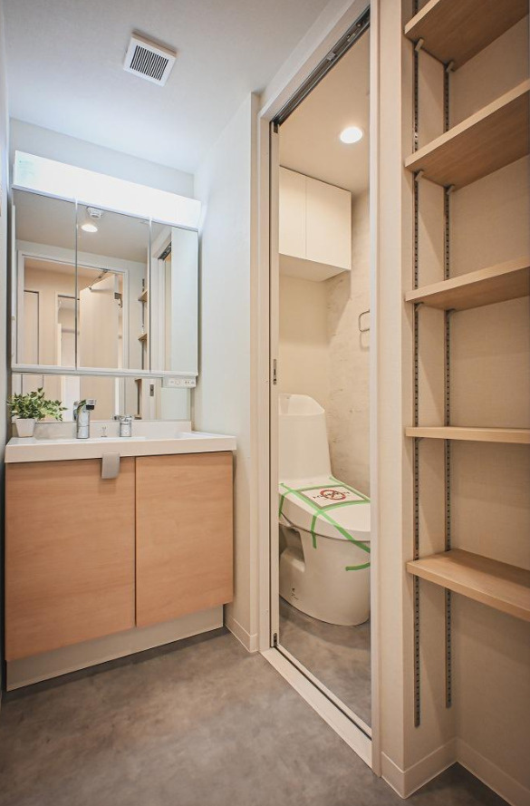 ライオンズマンション吉野町第6【仲介手数料無料】の独立洗面台