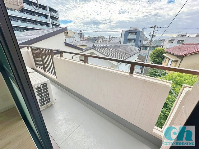 ドミールシバタ 307号室のバルコニー