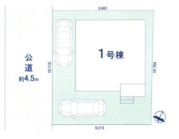 仲介手数料無料　桶川市上日出谷1319番8　新築戸建　全１棟の区画図