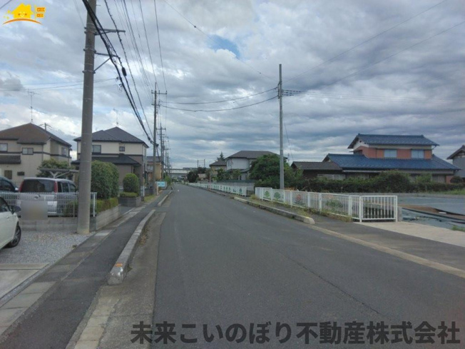 【前面道路含む現地写真】 | 久喜市南栗橋3丁目中古戸建 | 前面道路含む現地写真です
